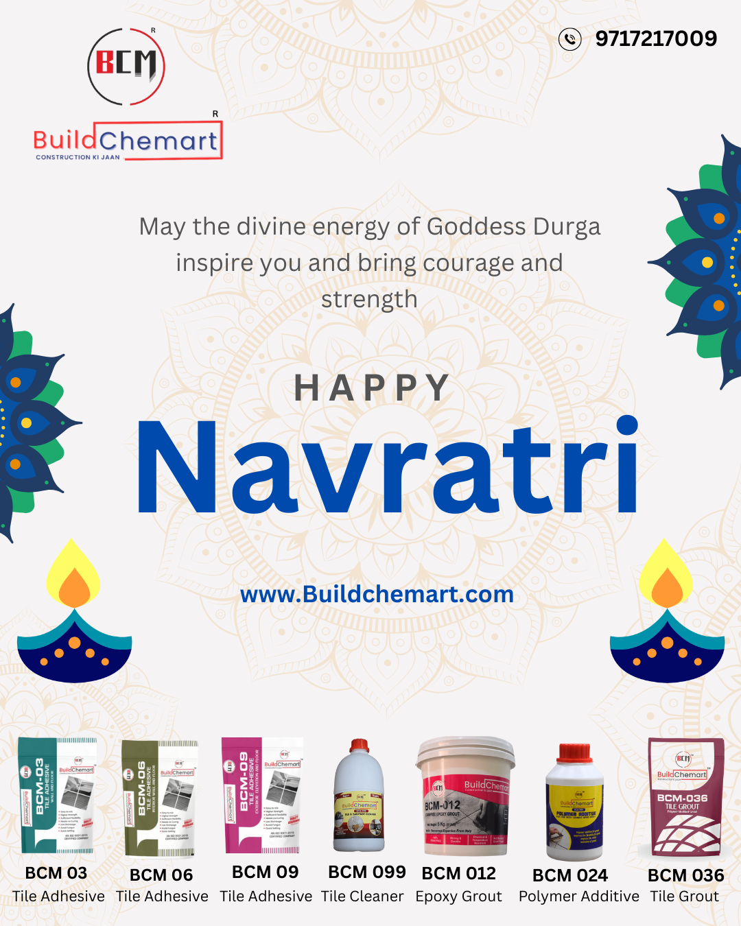 Celebrate Navratri with Strength, Durability & Festive Spirit – BCM Buildchemart